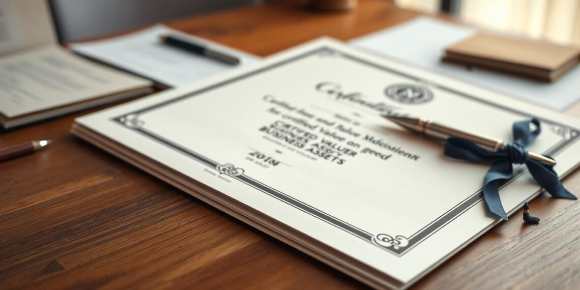 שווי נכס מוסמך